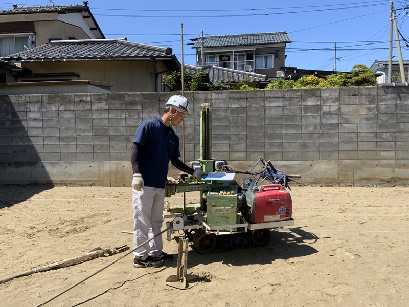 寺尾上のまちなか山荘　地盤調査 (2)