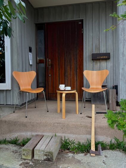 薪割 休憩 まちなか山荘の暮らし