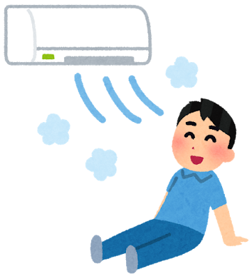 エアコン冷房 いらすとや